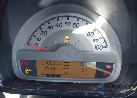 2012 Smart Fortwo Passion из США, поврежденный, VIN WMEEJ3BA5CK549875